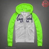 heren abercrombie and fitch pullover full-zip groen lichtgrijs Overhemd Maken rxmbm896